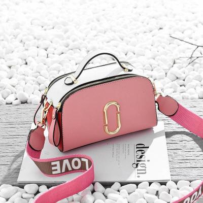 LI李公子-厂家直供-包包女2019新款潮流个性拼色单肩斜挎女包简约百搭女士小方包手提包