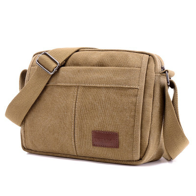 福源男士帆布包单肩包小包斜挎牛津布男包挂包学生小包包 休闲潮流斜