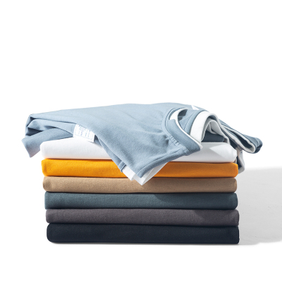 2021年春夏新款男士t恤男圆领棉质长袖体恤男士休闲百搭舒适透气男士T恤男衣服李维犀牛LEEVIRHINO-PG