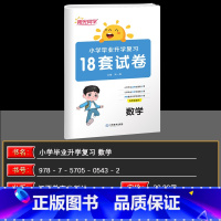 数学 小学通用 [正版]2025版 阳光同学宇轩图书 小学毕业升学复习18套试卷数学 小升初6升7年级试卷含答案 融合提