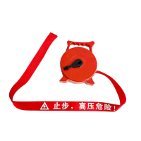 润达讯 RDX-HJD50 盒式警示带 高品质PVC 宽5cm 长50m 1盒 红色
