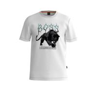 Hugo boss男士棉质LOGO短袖T恤休闲透气舒适