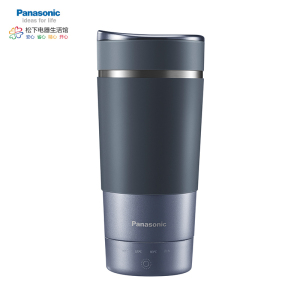 松下(Panasonic)电水壶 烧水壶便携式家用旅行恒温烧水杯 随行冲奶泡茶办公室养生保温杯NC-K501A 蓝色