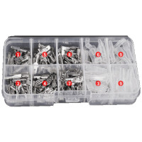 汐岩插簧+护套6.3/4.8/2.8插拔式冷压接线端子 电线连接器 公母头套盒