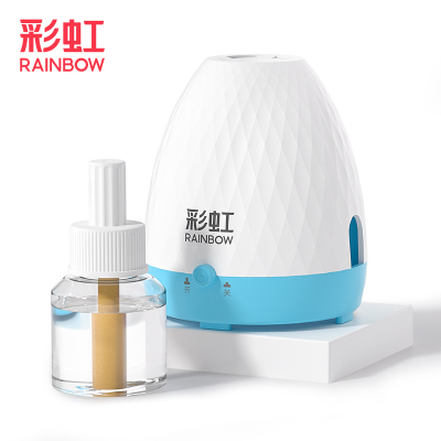 彩虹RAINBOW持久无味驱蚊器套装小巧设计安全防护全家适用