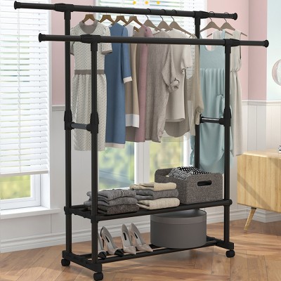  法耐(FANAI)晾衣架落地挂衣架宿舍室内卧室学生折叠晒衣架家用简易凉衣服架子