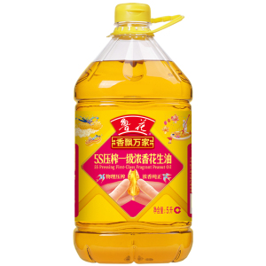 鲁花 香飘万家浓香花生油 5L×1桶