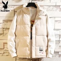 花花公子羽绒棉马甲男立领秋冬季潮流坎肩保暖背心无袖外套马夹男