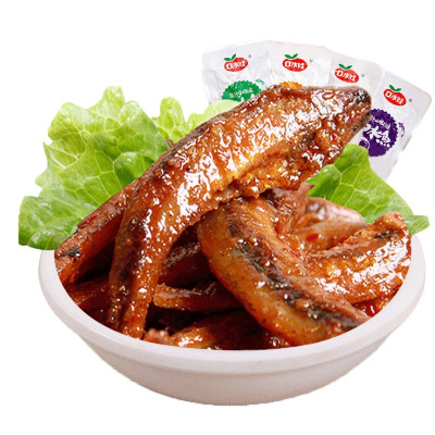 口水娃口水鱼（酱汁牛肉味）散装约20包辣味休闲零食麻辣小鱼仔湖南特产