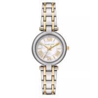 Michael Kors 女士石英防水白盘两色调不锈钢腕表