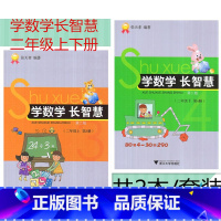 [正版] 共2本 学数学长智慧 二年级上下册/2年级上下册(第3/4册)第二版 张天孝编著 小学数学思维训练习题作业