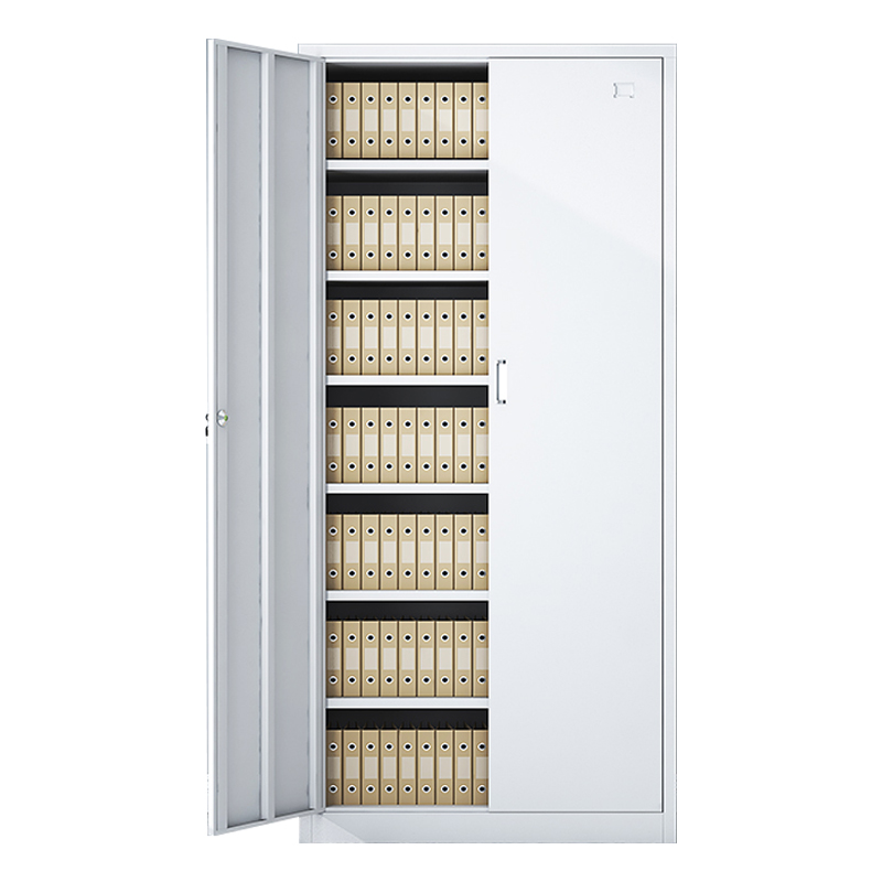 帅畅收纳柜财务档案柜资料柜加厚文件柜办公室带锁铁皮柜凭证柜七层