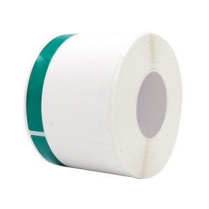 MASUNG 热转印标签纸 50mm *80mm 200张 白绿色 (1盒/卷)