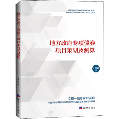 [M]地方政府专项债券项目策划及测算-9787519606794
