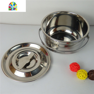 不锈钢有手柄提锅多用调理锅汤锅提手锅煲粥汤锅电磁炉 FENGHOU 21[有手提]亮光款-201不锈钢