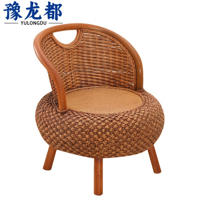 豫龙都藤编椅圆形把