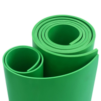 百名迖 绝缘橡胶垫 10Kv 绿色 厚3mmX宽1mX长5m