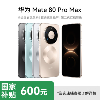 HUAWEI Mate 80 Pro Max 16GB+1TB 极地银 旗舰手机 全金属玄武架构 超透亮灵珑屏华为直屏鸿蒙手机