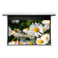 经科JK电动遥控拉线投影白幕布H3-FI/2t IC高清玻纤天花幕84寸4:3