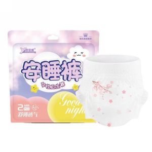 海氏海诺 2片装女性经期夜用型安睡裤轻薄透气棉柔姨妈巾透气防漏安心裤安睡裤