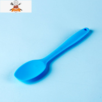 宝宝辅食锅铲套装婴儿耐热硅胶铲勺铲厨具小铲子小号不粘锅专用铲 敬平 蓝色