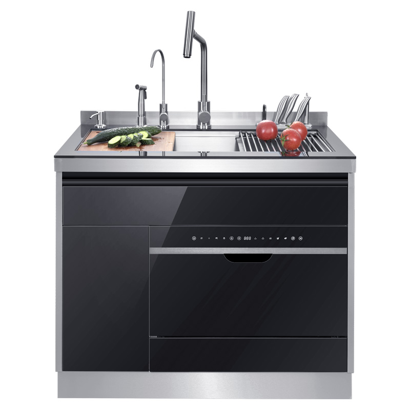 欧尼尔(ounier)lpx-901 集成水槽洗碗机一体机一体柜