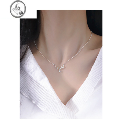 JiMi2023新款项链女小众设计感轻奢高级感925银ins气质锁骨链