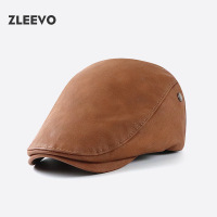 / 水洗褪PU复古文艺鸭舌帽春秋冬休闲百搭春秋冬前进帽