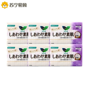花王卫生巾 kao素肌敏感肌适用姨妈巾F系列日用25厘米