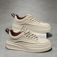 秋季新款男士休闲日常百搭舒适厚底舒适松紧带运动潮流板鞋_1