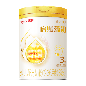 [7种HMO重磅新品]惠氏启赋蕴初3段810g*1罐进口A2婴幼儿奶粉