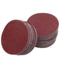 铁洋 背绒砂纸片 植绒砂纸片 5寸125mm 120目红砂 片