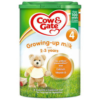 COW&GATE英国牛栏婴幼儿奶粉4段（2-3岁）800g/罐爱尔兰原装进口