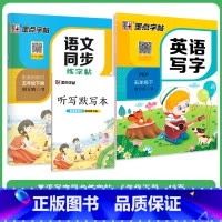[语文+英语套装]5年级下册 小学五年级 [正版]五年级练字帖小学生每日一练写字帖2023年荆霄鹏楷书字帖小学儿童硬笔书