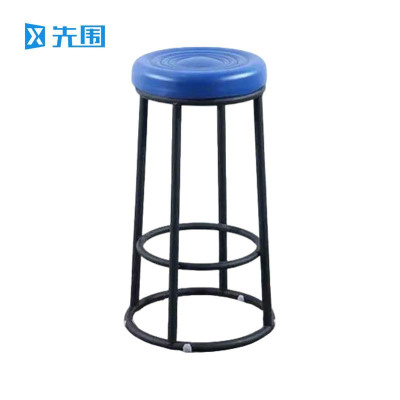 先围 高脚凳 黑炭钢架加厚面68cm高 个