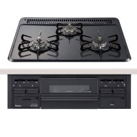 日本原装进口PALOMA/百乐满嵌入式燃气灶60cm全黑单面烤PD-N36-13A天然气