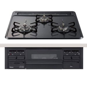 日本原装进口PALOMA/百乐满嵌入式燃气灶60cm全黑单面烤PD-N36-13A天然气