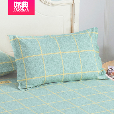 娇典新品加厚老粗布纯棉枕套单件 枕头套全棉单人一只枕皮48 74cm