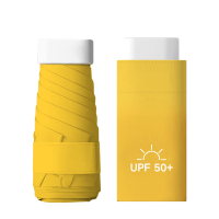 黄小厨晴雨两用小扁伞雨伞