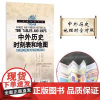 中外历史时刻表和地图(中外历史对照表)-一张图读懂系列 展开1.2米长 年表历史长河图 历史概要图 朝代年表纪年