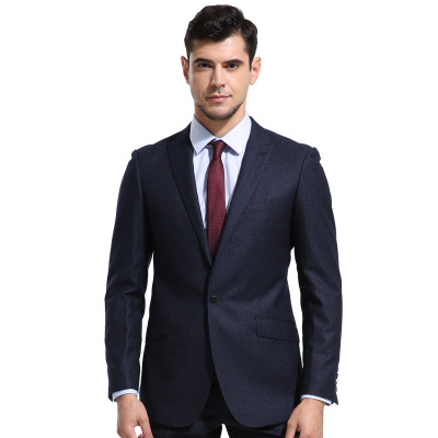 美尔雅(MAILYARD)西服套装羊毛商务休闲男士西服男式礼服套西裤283