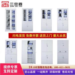 三金鑫 办公家具铁皮柜文件柜 档案柜办公室资料柜 带锁家用储物阳台柜 其他金属办公柜类