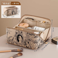 化妆包女2024新款高端便携大容量手提收纳包化妆品