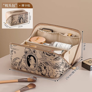 化妆包女2024新款高端便携大容量手提收纳包化妆品