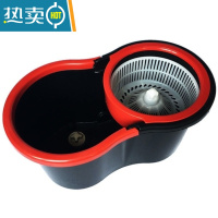 敬平免手洗拖把杆旋转通用一拖懒人拖布桶家用净墩布单桶自动甩水地拖