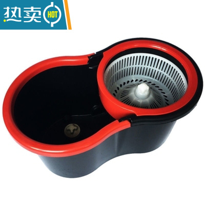 敬平免手洗拖把杆旋转通用一拖懒人拖布桶家用净墩布单桶自动甩水地拖