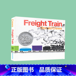 [正版]送音频:英文原版绘本 Freight Train Board Book 勇敢的火车头快跑 凯迪克银奖 坚持就是胜