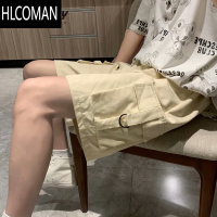 HLCOMAN2025新款多口袋休闲短裤夏季男款美式工装短裤宽松潮牌中裤五分裤