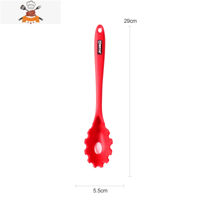 硅胶锅铲家用不粘锅专用炒菜铲子可高温煎铲汤勺厨具套装 敬平 捞面勺