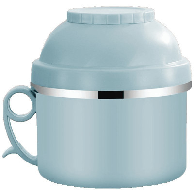 家柏饰(CORATED)304不锈钢保温饭盒儿童便当盒茶具学生餐盒成人快餐杯带盖碗饭缸